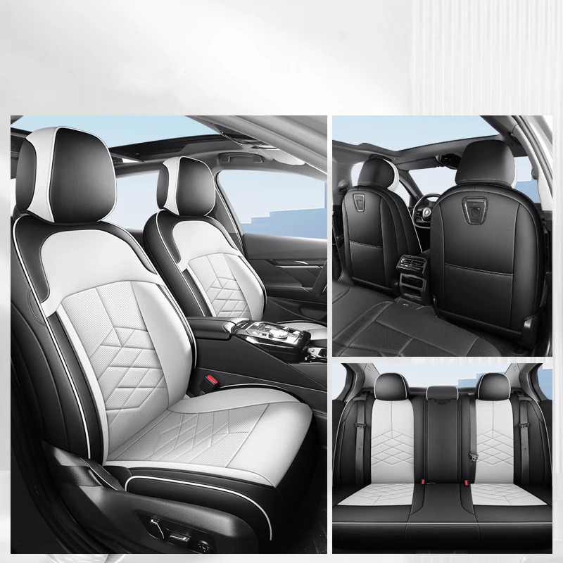 

1：1 Custom Leather Car Seat Covers For New Carnival 2021 Peugeot 2008 2020-2023 MG ZS 2018-2020 Auto Interior Accessories