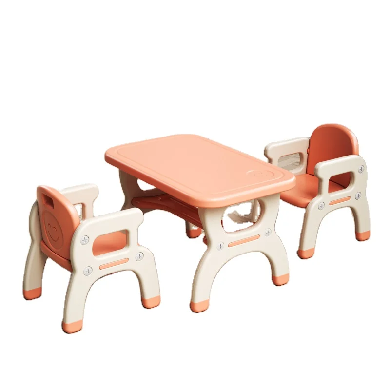 

Custom Indoor Kids Furniture Chair Desk Sets Plastic Study Chair&desk Set