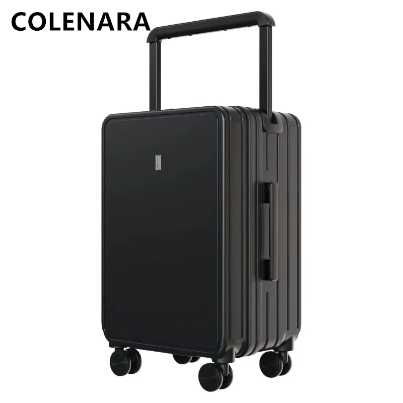 COLENARA Rollkoffer, multifunktionale Boardingbox, großes Fassungsvermögen, Trolley-Koffer, PC-Passwortbox, 20 Zoll, 22 Zoll, 24 Zoll, 26 Zoll Gepäck