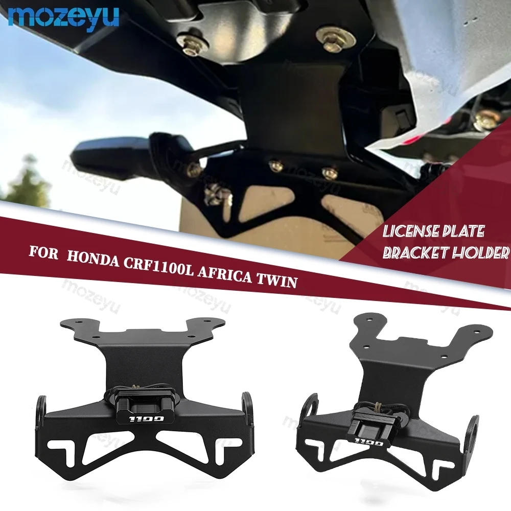 

FOR HONDA CRF 1100 L Motorcycle 2022 2024 Africa Twin DCT ES CRF1100L 2020-2025 Africatwin Adventure Sports License Plate Holder