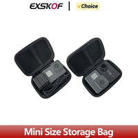 Mini Storage Bag Case For GoPro Hero 12 11 10 9 8 7 6 5 4 3 SJCAM AKASO DJI Osmo Action Camera Accessories