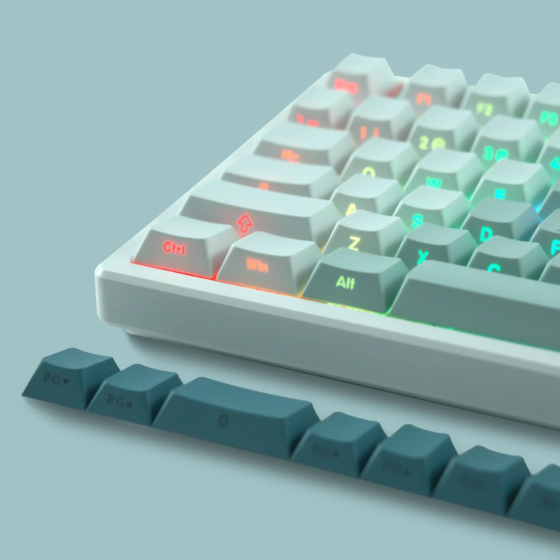 

XVX "Gradient Color Master" Horizontal Series Original Factory Height PBT Double-shot Side-engraved Backlit Keycaps