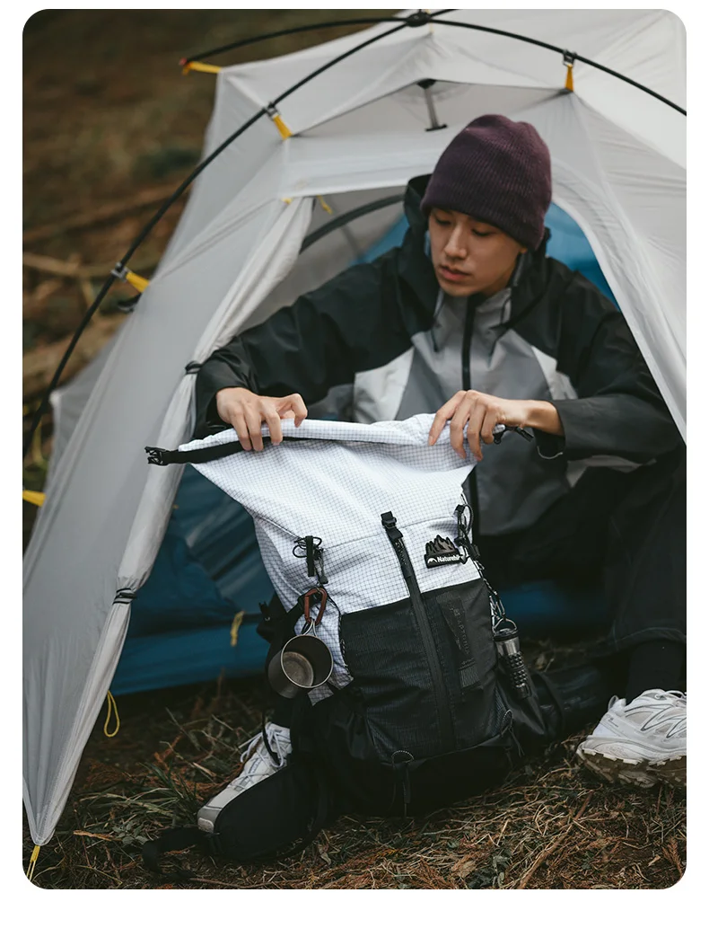 Naturehike Helium 30L Reiserucksack für Herren und Damen, Klettertasche für Outdoor-Sportarten, Wandern, Bergsteigen, ultraleicht, großes Fassungsvermögen – Detail 17