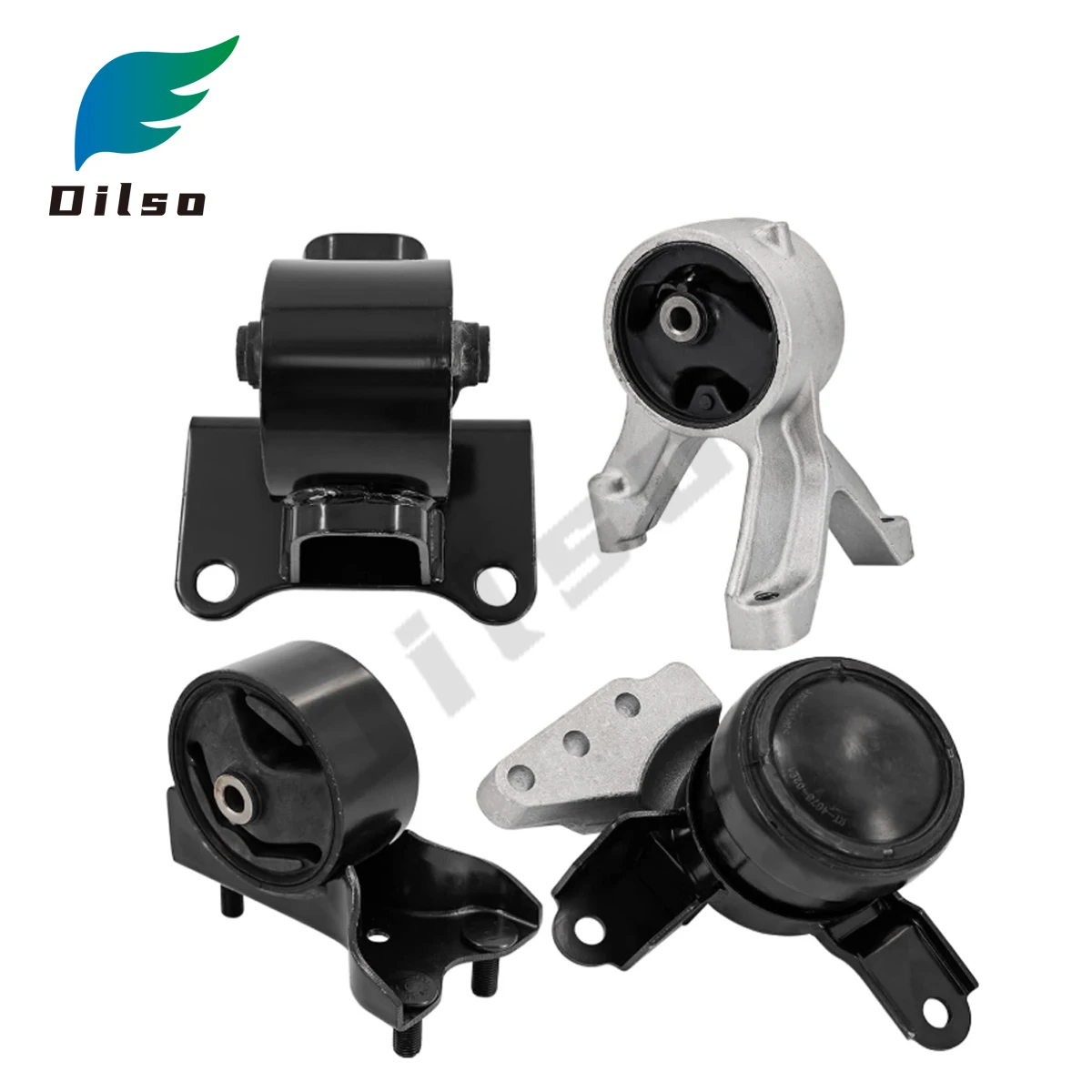 4-teiliges Motorlager-Set für Suzuki Kizashi 2010-2016 2.4L OEM 11720-57L10 11710-57L10 11620-57L00 11610-57L02