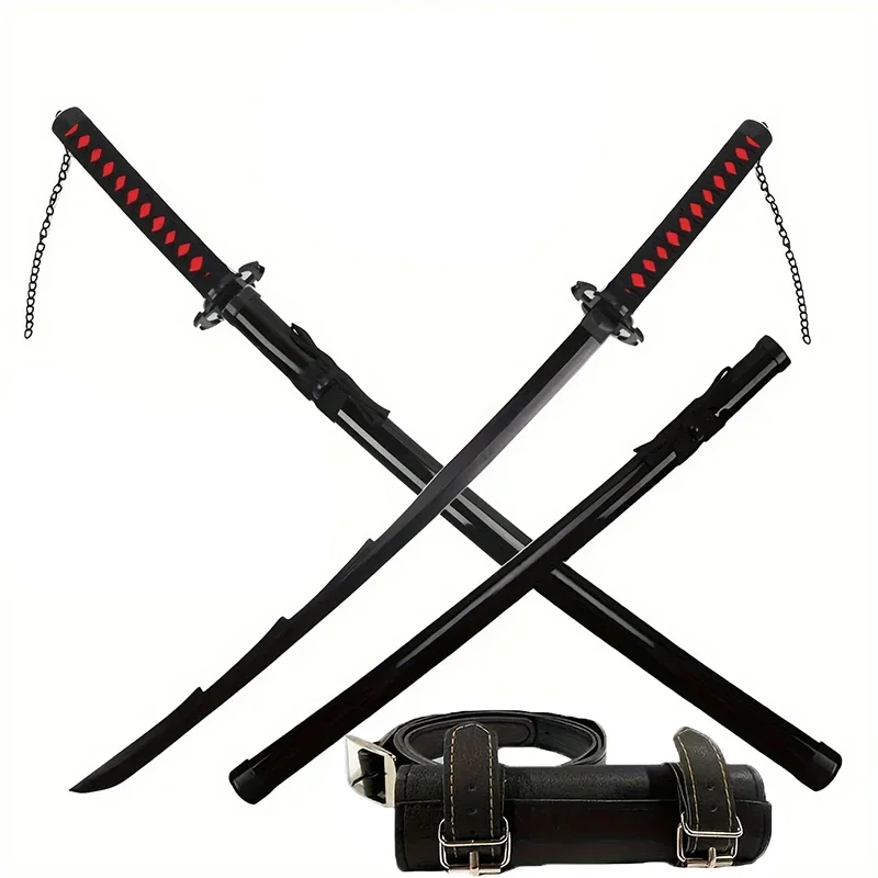 Men's Sword Belt Party Cosplay Evil Sword Belt, PU Leather Knife Stand Shoulder Strap Accessories
