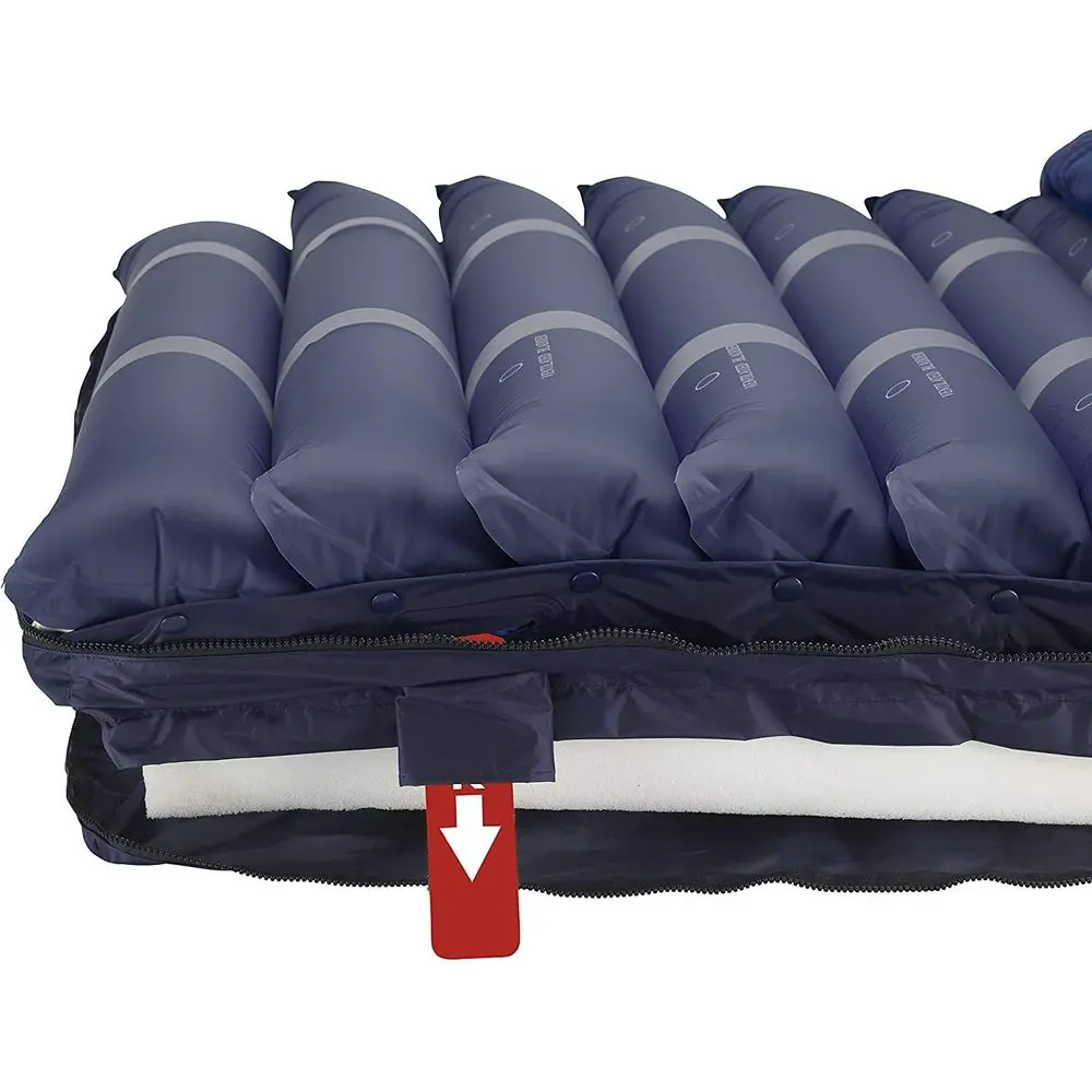 

Assure 5 Inch Air with 3 Inch Foam Base Alternating Pressure and Low Air Loss Mattress System. Pump Included 80L x 35W x 8H