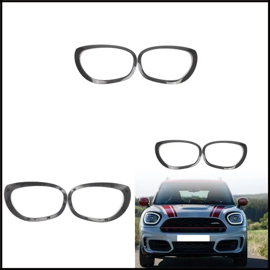 

Fog Light Grills Trim Cover 51137388117, 51137388118 Trim For F60 2017-2021 Fog Lights Headlights Covers Frame