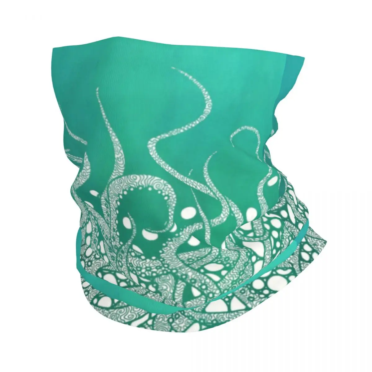 

Бирюзовый осьминог, щупальца Ктулху, бандана, гетры для шеи, защита от ультрафиолета, шарф для лица, повязка на голову Sea Monster Kraken, Балаклава