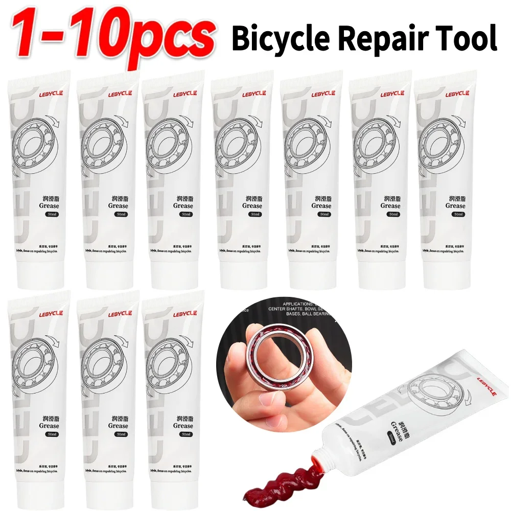 

1-10pcs LEBYCLE Bike Bicycle Grease Lubricant MTB Bike Oil for Hub Bottom Ball Bearing Grease Cycling Repair Tool