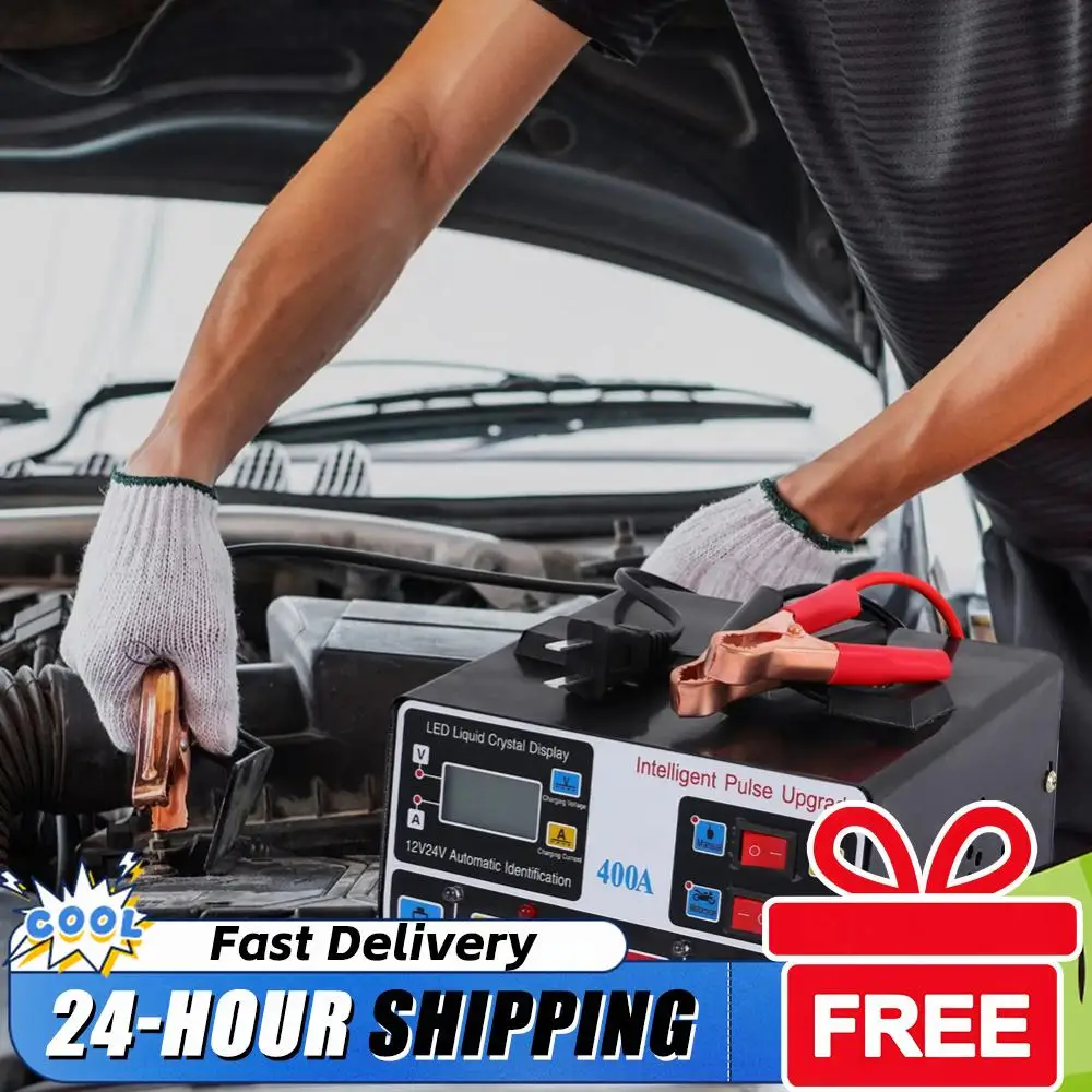 

Intelligent Pulse Repair Charger 400A Battery High Power Fast Charger Five-Stage Intelligent Pulse Repair Charger For Auto Cars