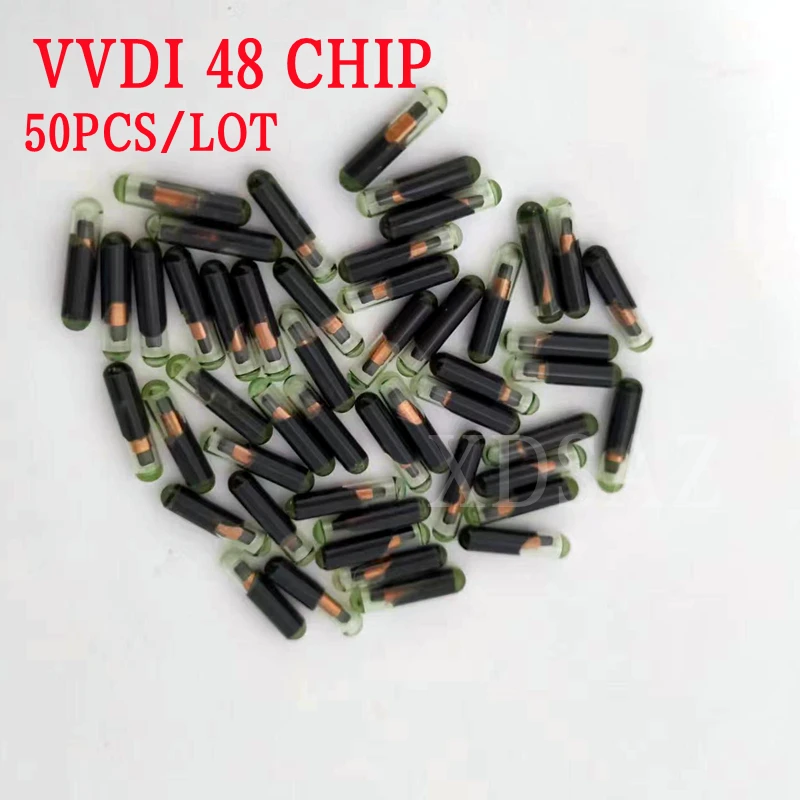 Id48 chip aftermarket id48 transponder chip vvdi 48 chip para xhorse vvdi2 48 transponder vidro id 48 desbloqueio chip 10-50 pçs/lote