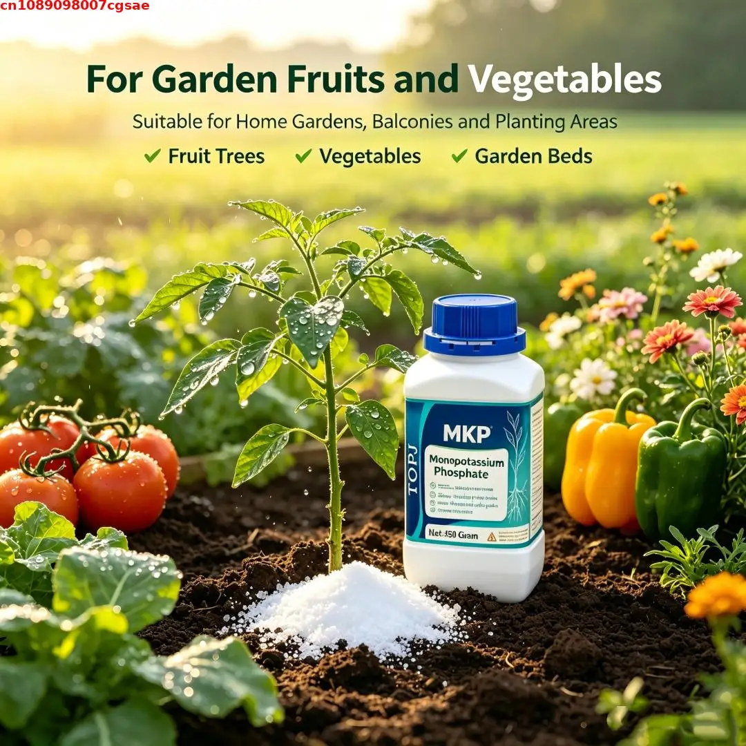 Mkp Monopotassium Phosphate Water‑soluble Phosphorus Potassium Nutrient For Potted Flowers Fruits Vegetables Home Garden