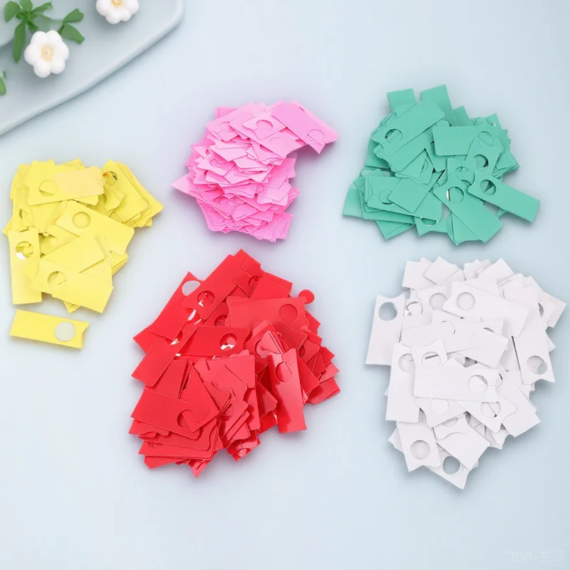 

500Pcs Hanging Plastic Plant Labels Colored Garden Markers Plant Classification Signs for Nursery Pollination Markers