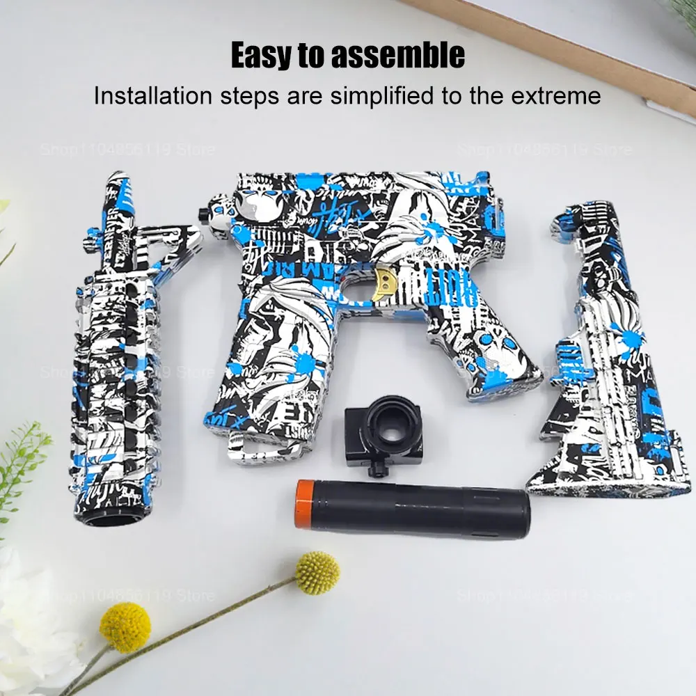 M416 Electric Blaster Gun Set High Precision Shooting Toy for Kids Adults Outdoor Play Gift Kids Toy Guns Bullets Not Included