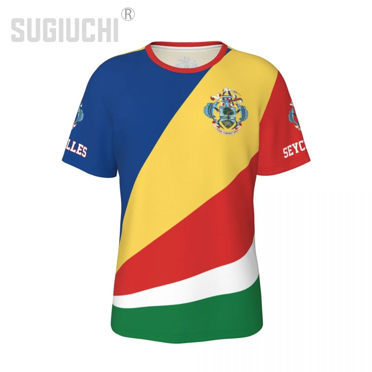

Unisex Nation T-shirt Seychelles Flag Seychellese T-shirts For Men Women Soccer Football Fans Gifts Custom clothes tee