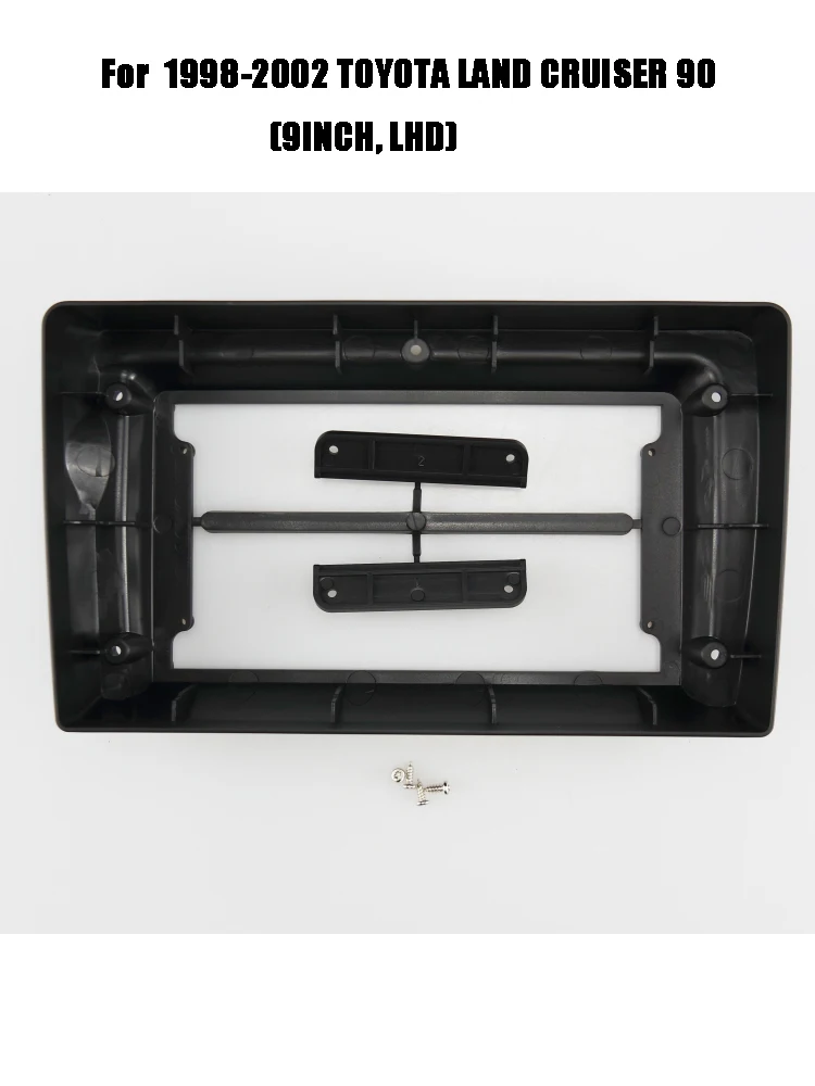 

9 Inch Car Radio Fascias Android Stereo Player 2 Din Head Unit Panel Dash Frame For 1998-2002 TOYOTA LAND CRUISER 90