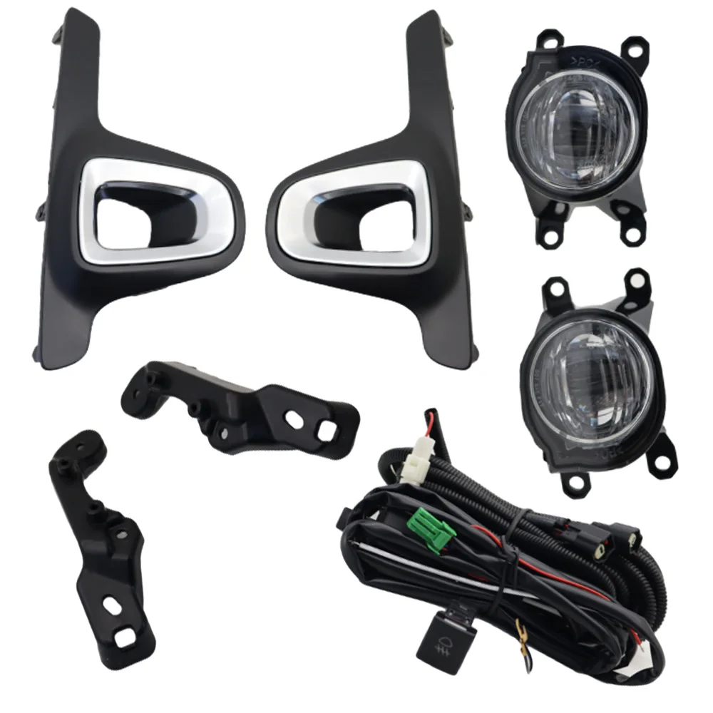 1 Set Front Bumper LED Daytime Running Light For Toyota Noah Hybrid 2022 2023 2024 2025 ABS Plastic and LED Material