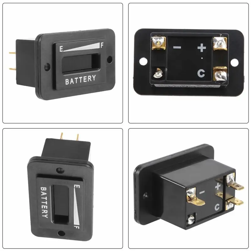 b11a-ゴルフカートバッテリーメーター-48v-ledバッテリーインジケーター-バッテリーゲージ-バッテリーレベルメーター-ip65-クラブカー、フォークリフト用