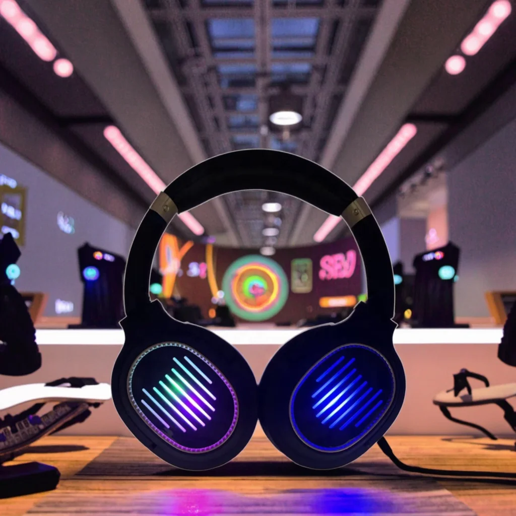 

High Definition Over-Ear Wireless Headphones with LED Display Sports and Mobile Phone Use for Silent Disco Wholesale