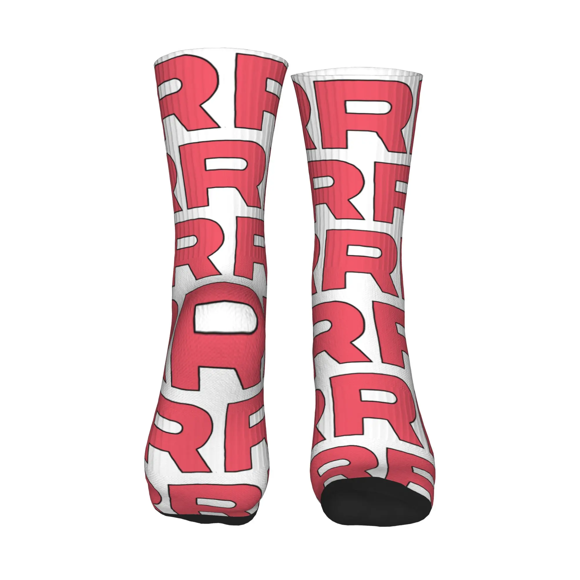 Letter R Team Rocket Logo  Sports Socks High Quality Stockings All Season Long Socks for Unisex Birthday Present
