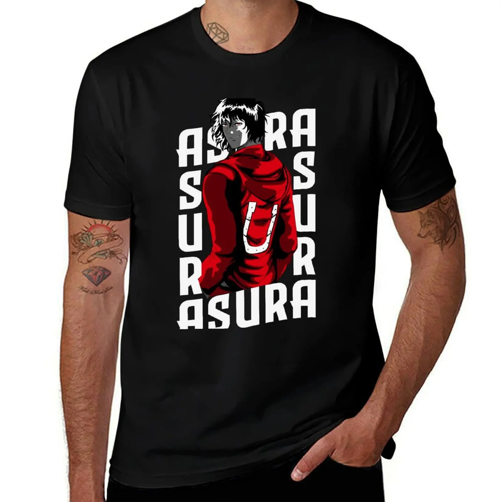 

t shirt man Asura t Ohma t cotton T-Shirt The man Tokita shirt personalised shirt Kengan T-Shirt designer