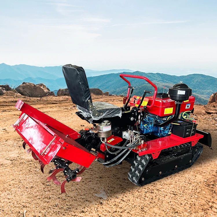 Micro Crawler Tractor Rotary Tiller Hot Selling Rotary Tiller Agricultural Tillage Machinery