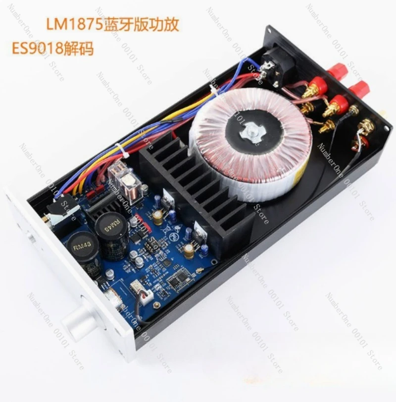 LM1875T Dual Channel Amplifier Kit, Complete DIY Parts with Circuit Board for Hi-Fi Audio Project