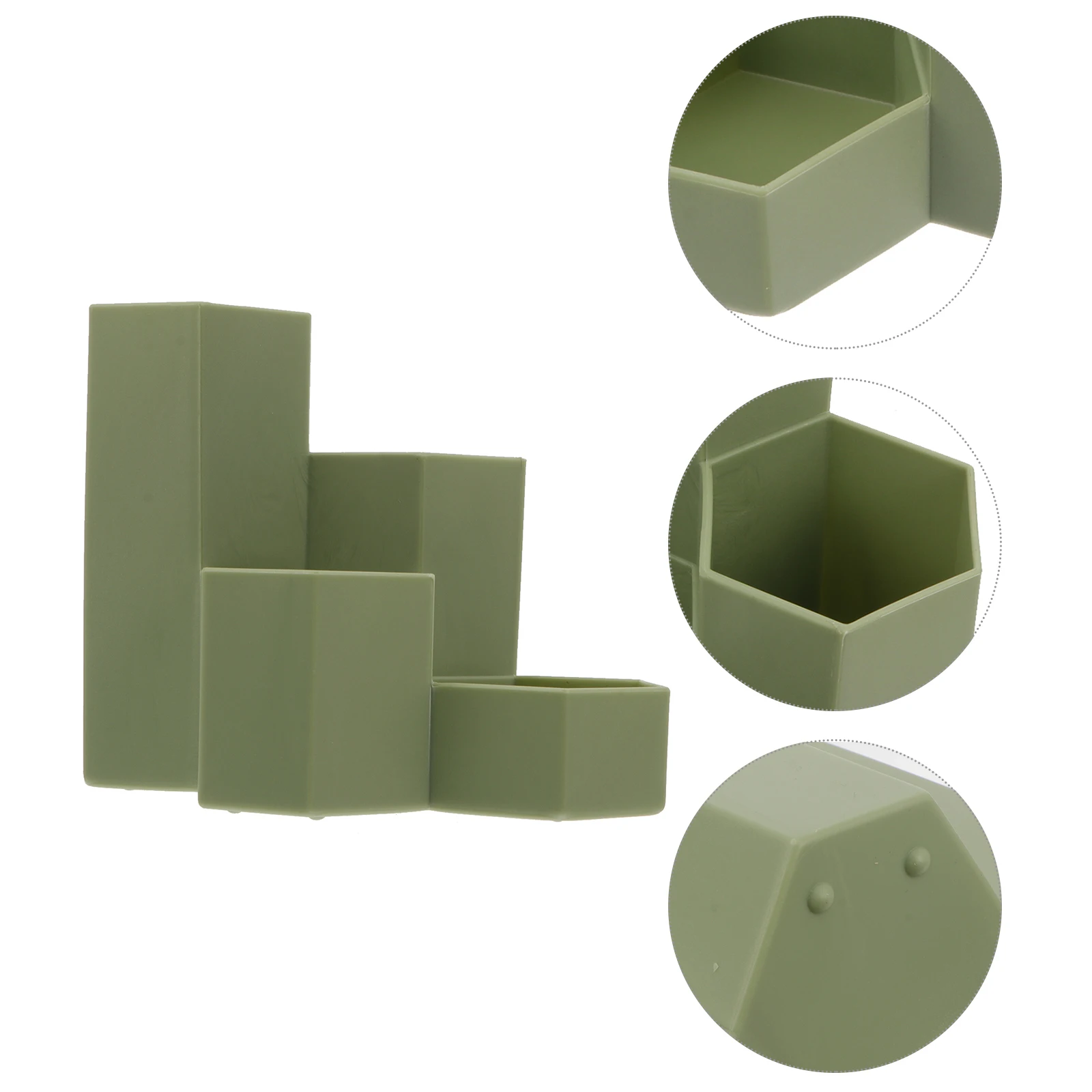 

Organizer Hexagonal Pen Holder Desk Organizers Storage Desktop Stationery for Pencil
