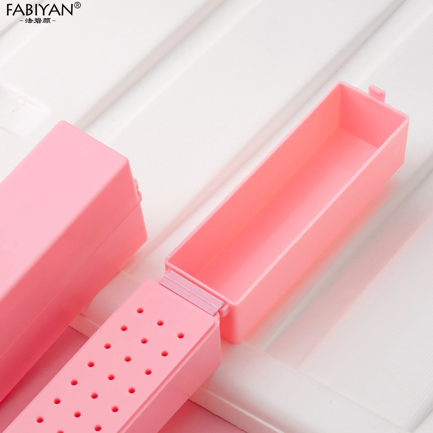 30/100 ثقوب ABS مسمار لقمة ثقب صندوق تخزين مسمار رأس مطحنة عرض موقف مانيكير اكسسوارات أدوات الأظافر