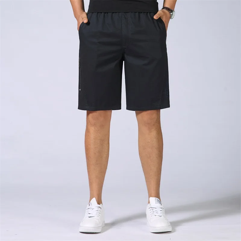 Pantalones cortos de pierna recta para hombre, Capris informales a la moda, pantalones deportivos holgados, a la moda y bonitos, novedad de verano