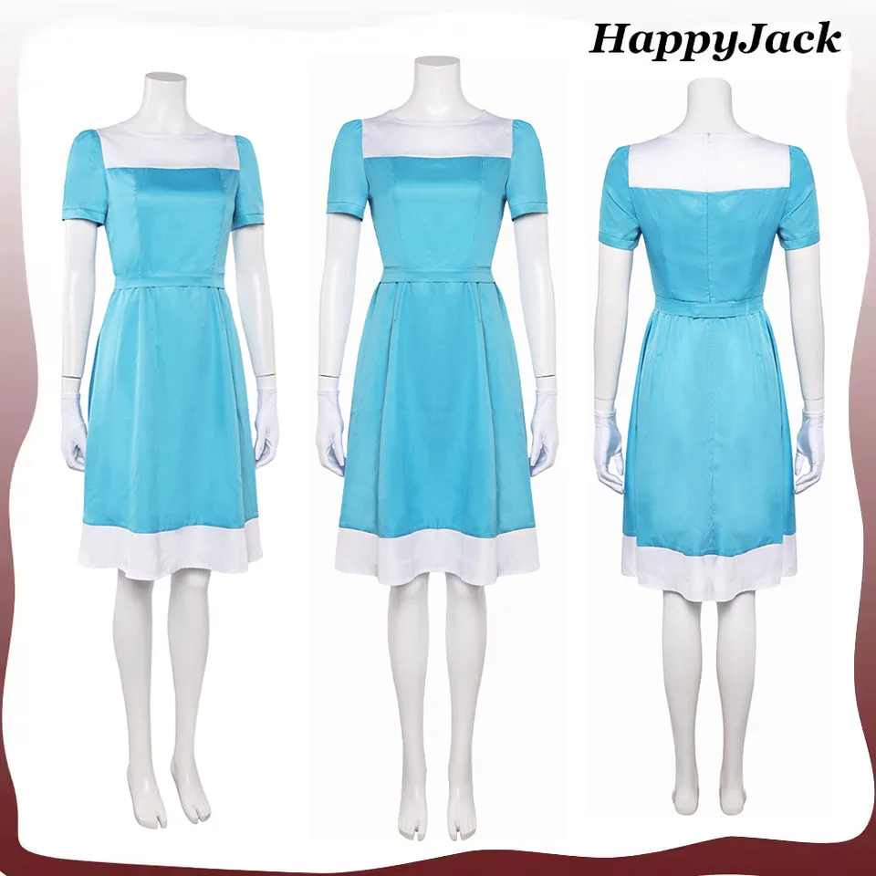 

Алиса Косплей Костюм Мультфильм Иллюзионист Ролевая Игра Женское Синее Платье Перчатки Пояс Наряды Хэллоуин Карнавальная Вечеринка Фантазийный Костюм