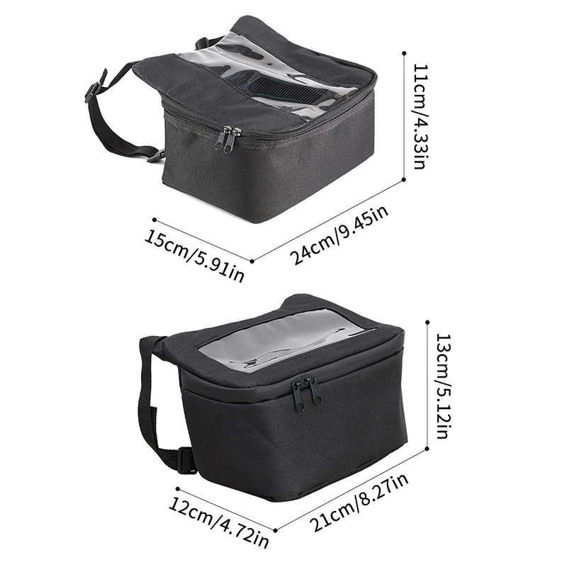 

[MC] Передняя мотоциклетная сумка с сенсорным экраном, водонепроницаемая, для навигации, хранения на руле, поясная сумка, портативная сумка на руль