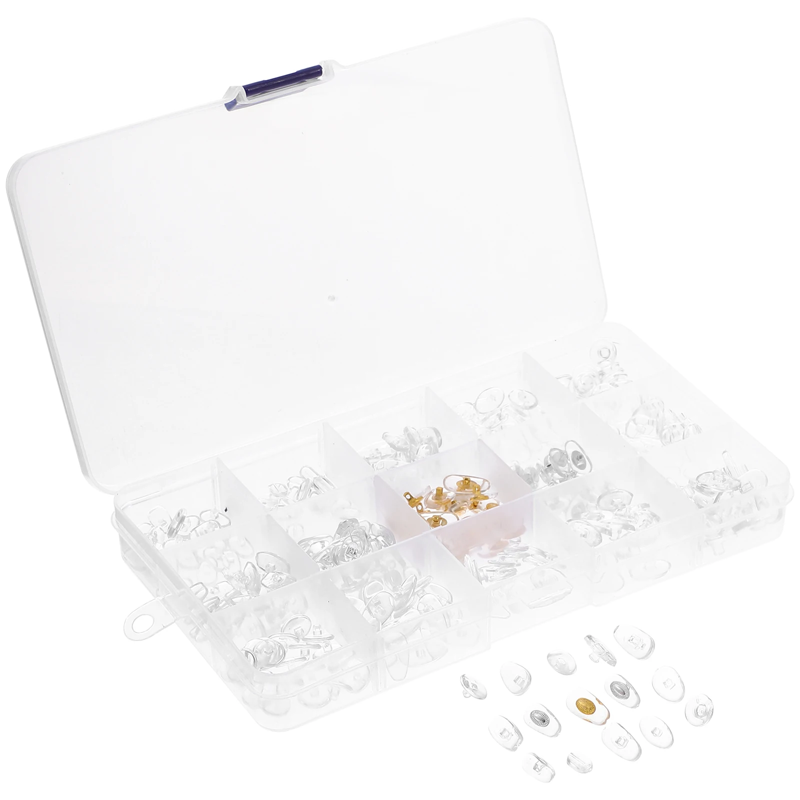 

Silicone Glasses Pads Eyeglass Anti Slip Comfortable Durable Nose Eye Glass Nose Pads Cushion Glass Accessories Supplies