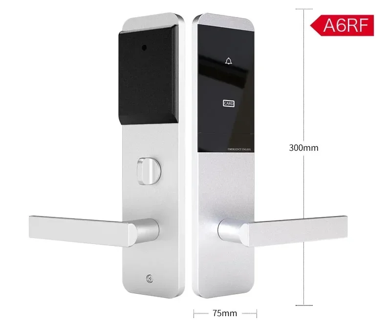 Beveiliging Cerradura Elektronisch US ANSI Mortise Motel Hotel Lock-systeem Slim deurslot met beheersoftwaresysteem