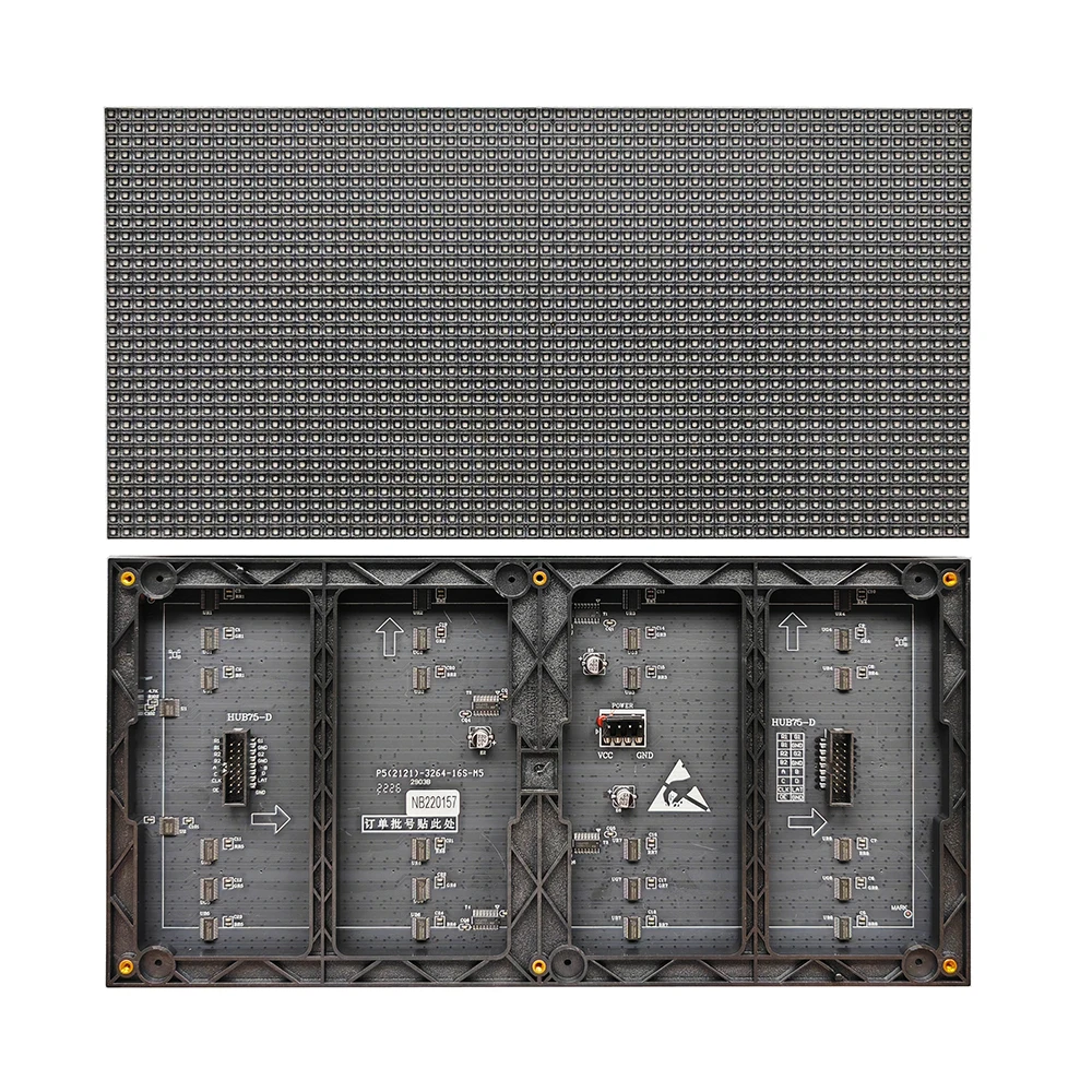 P5 LED Module LED Display Screen Indoor HD Full Color RGB SMD2121 64x32 Pixel 1/16 Scan 320x160mm Size LED Matrix Wall Panel