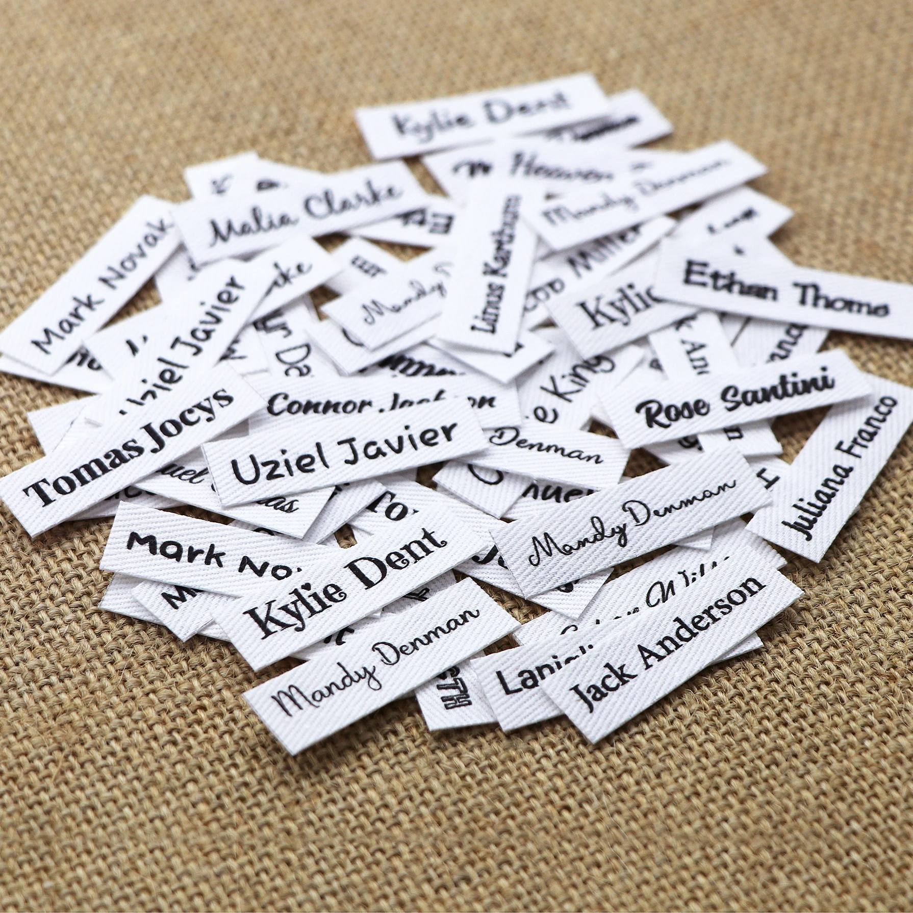 Custom Ironing Labels, Personalized Name, Clothing, Children\'s Names, School Labels,Brand Tags（YT008）
