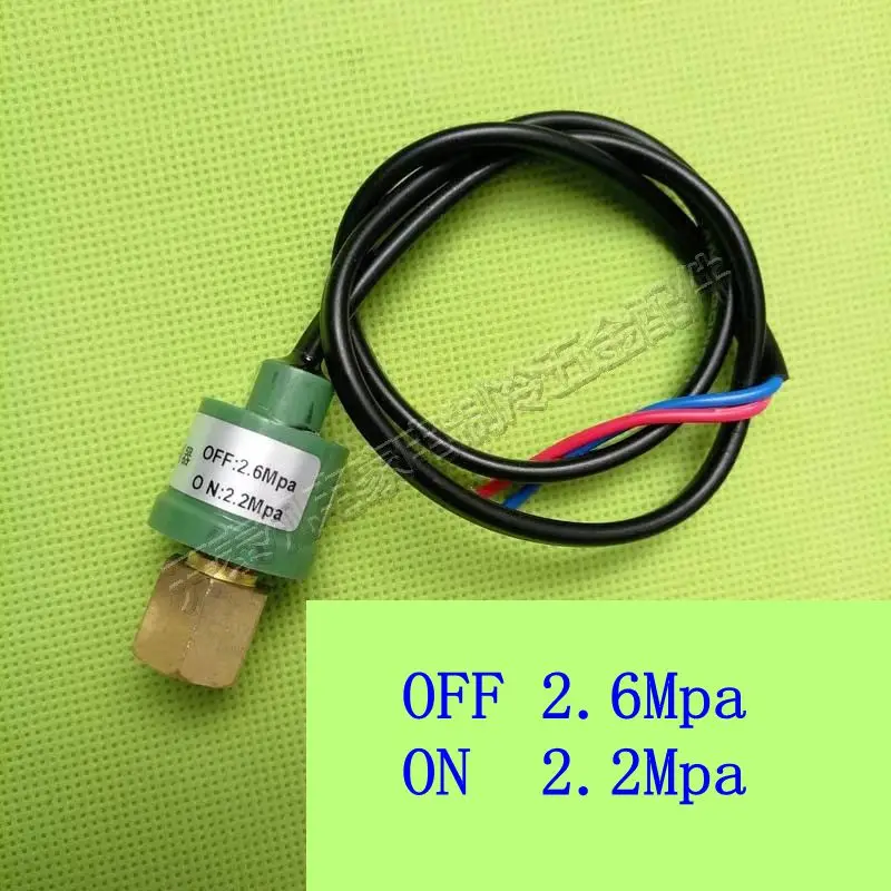 

OFF 2.6Mpa ON 2.2Mpa Air Conditioner Refrigeration parts 2 Terminals/Wire Pressure Control Switch Protector switch