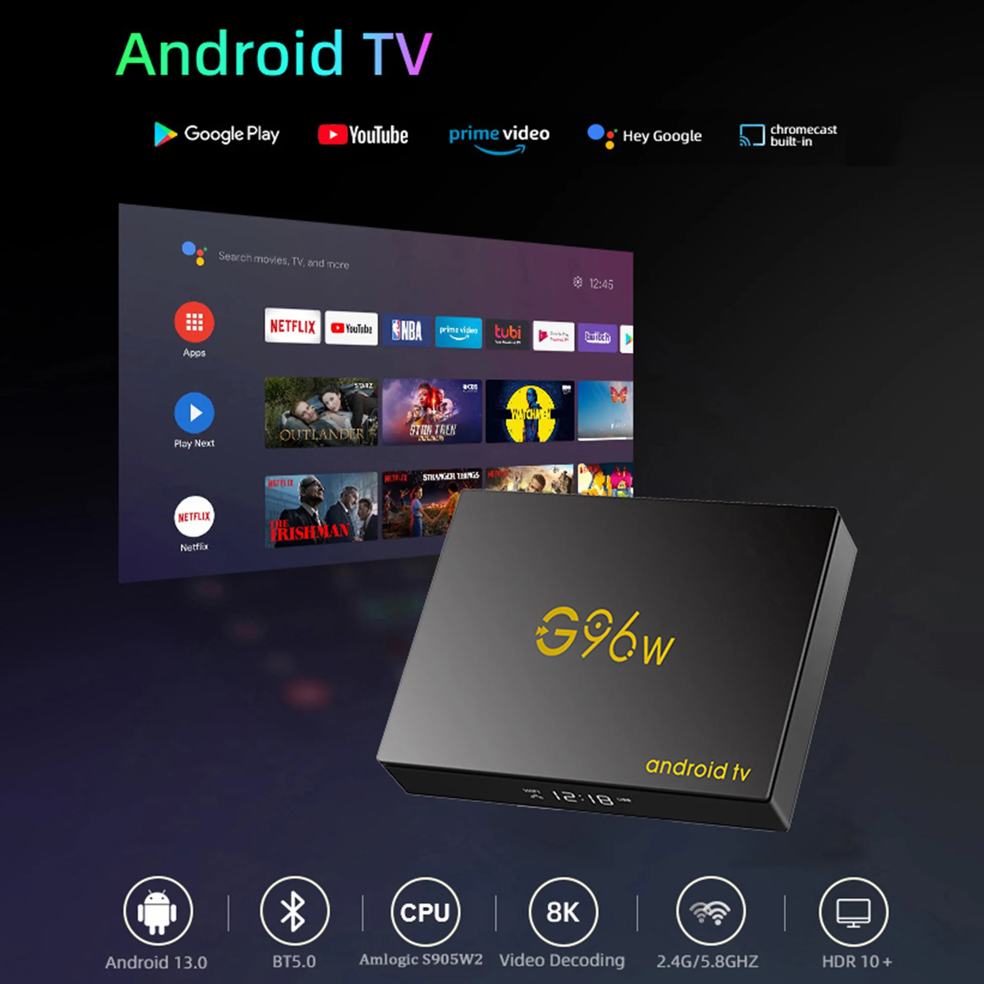 Streaming TV Box mit Android 13: Der perfekte All-in-One-Player für moderne Heimkino-Enthusiasten
