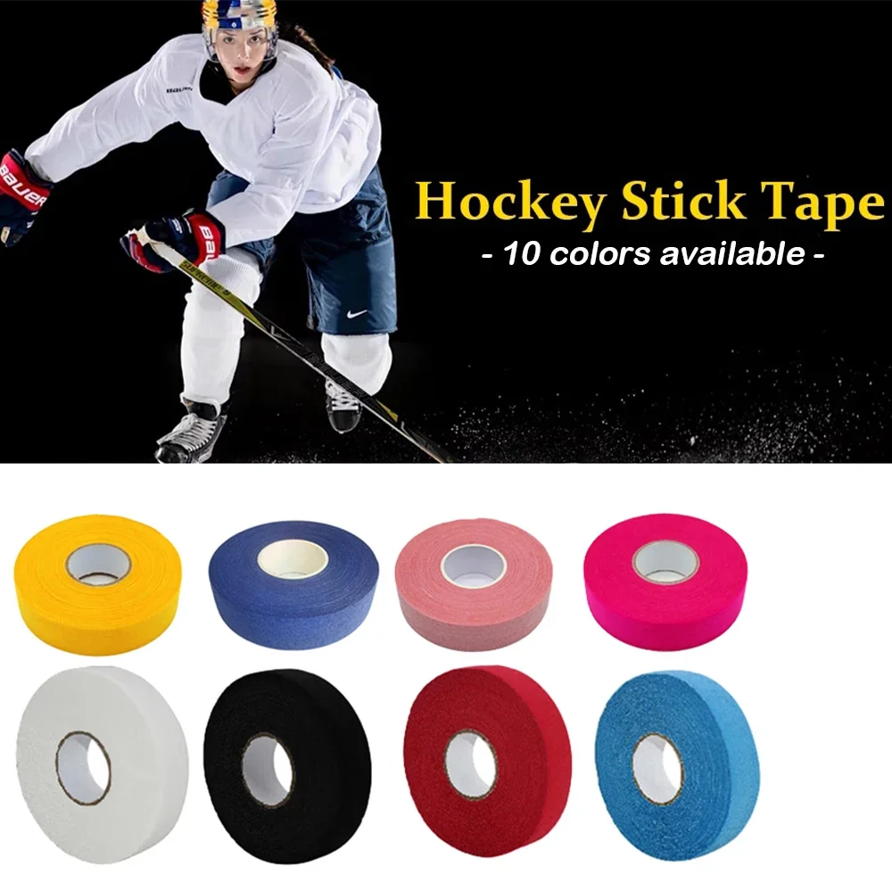 25M Ice Hockey Stick Grip Tape Field Hockey Cloth Tape Sports Lacrosse Self Adhesive Tennis Racket Handle Tape Badminton