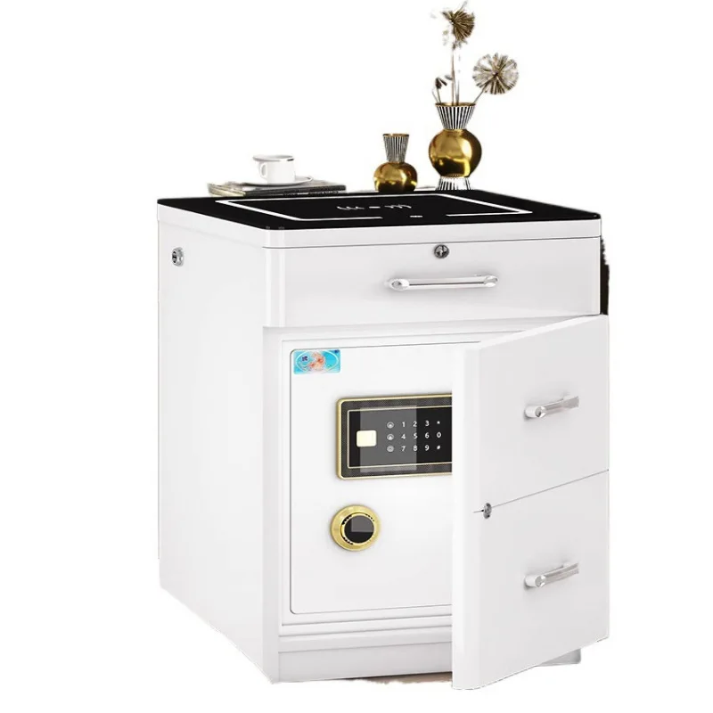 

60Cm remote WIFI safe household with bedside table integrated electronic safe