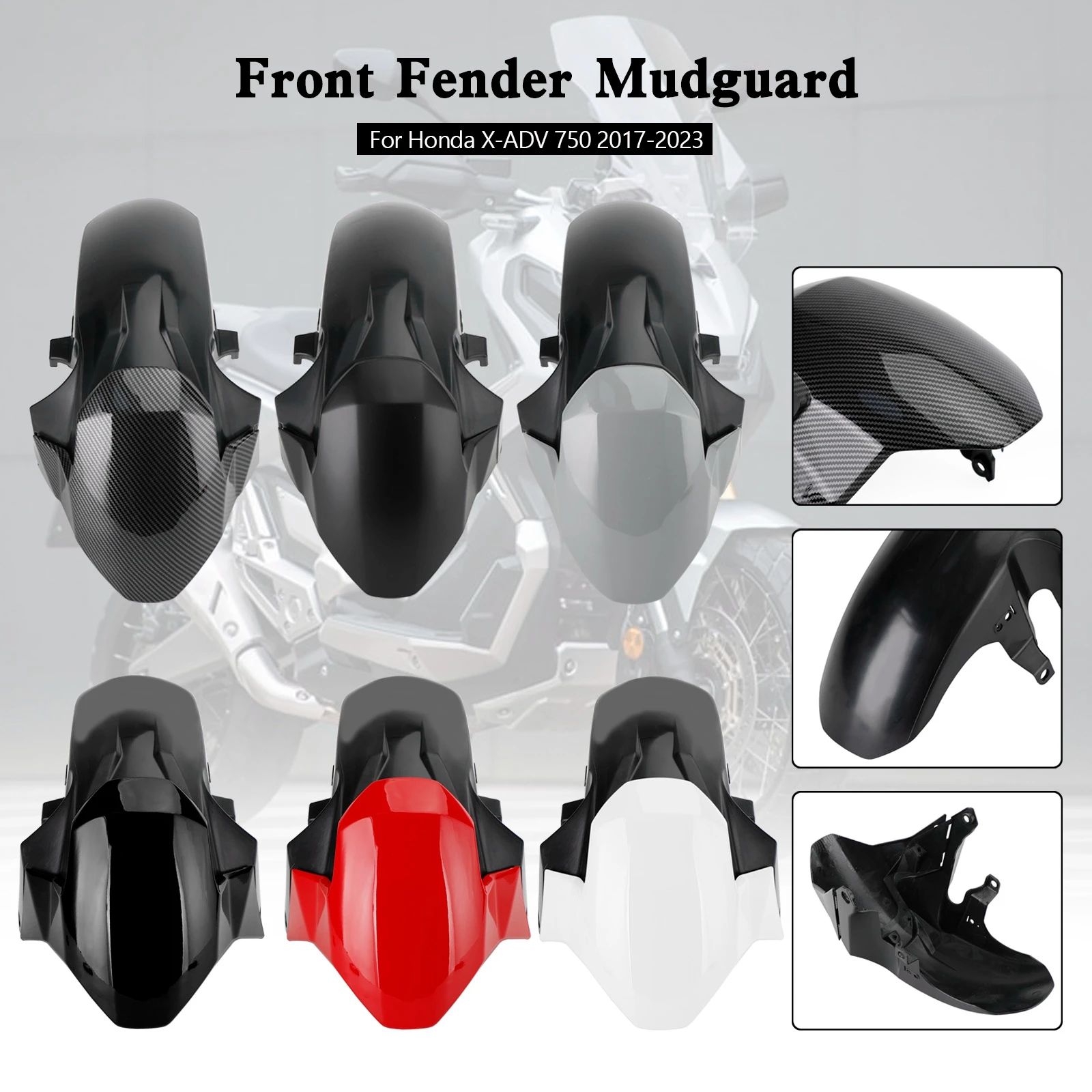 Topteng Front Fender Mudguard Fairing For Honda XADV750 X-ADV 750 2017-2023 Motorcycle Accessories