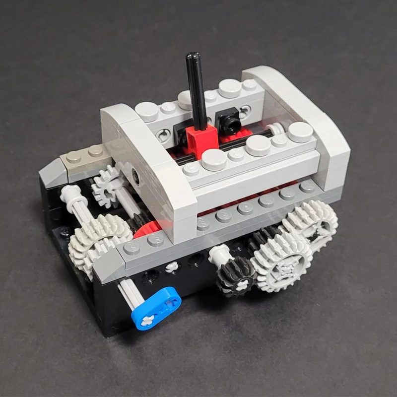 Ensemble de boîte de vitesses séquentielle technique MOC 6 vitesses, blocs de construction, Kit combiné mécanique, haute technologie, bricolage, briques à assembler, jouets, cadeau