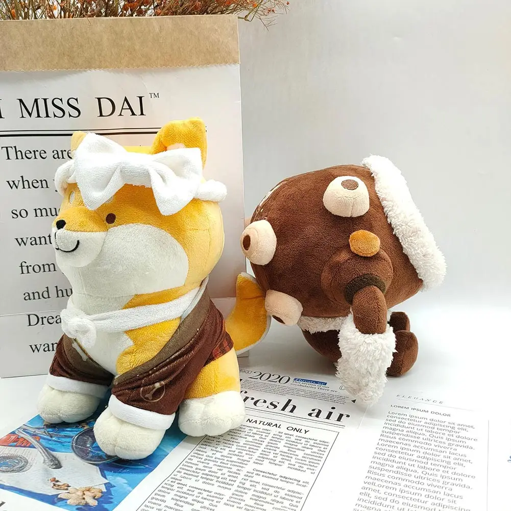 30cm การ์ตูนชิบะอินุแฟนตาซีคอสเพลย์ของขวัญวันคริสต์มาสตุ๊กตาผ้ากำมะหยี่ของเล่นมาสคอตน่ารักตกแต่งฮาโลวีนประกอบฉากคอสเพลย์