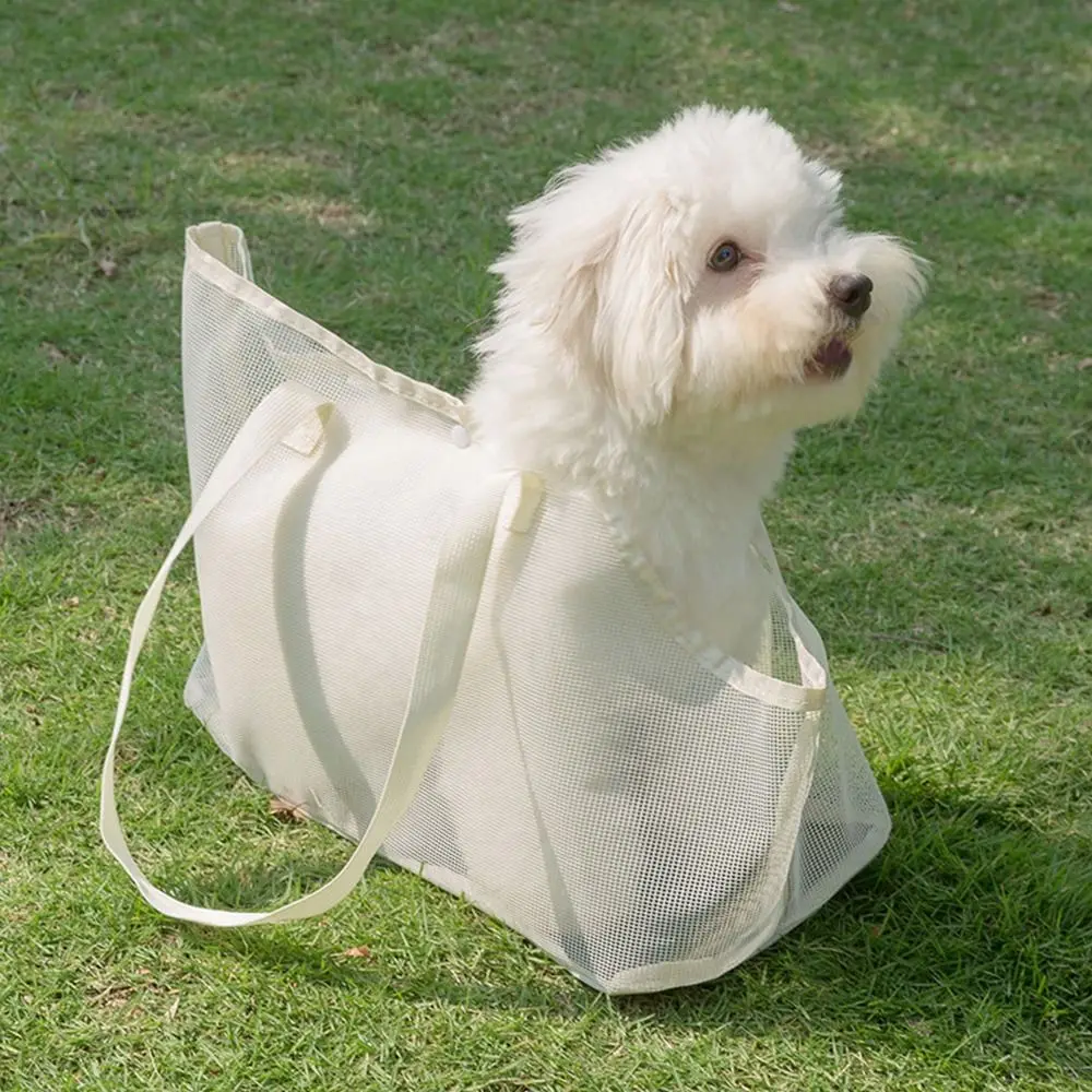 Portable Portable Mesh Pet Carrier Bag Breathable Summer Use Dog Travel Bag Comfortable Shoulder Crossbody Foldable Pet Tote - Aliexpress Deal