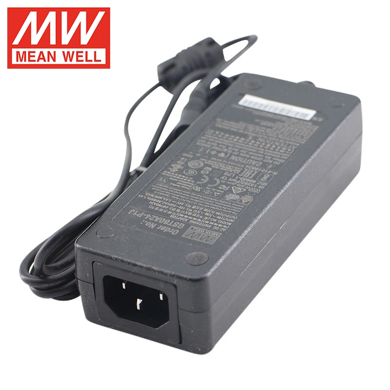 MEAN WELL GST60A05-P1J Adaptor Power Supply Desktop Style AC to DC Reliable Green lndustrial Power 60W 5V 9V 12V 15V 18V 24V 48V