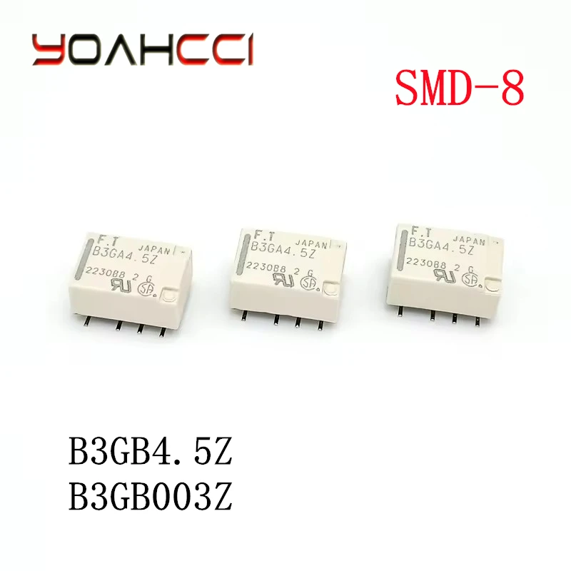 10PCS/Lot B3GB4.5Z 、B3GB003Z SMD-8 New original ultra small signal relay FTR-B3GB4.5Z-B10 、FTR-B3GB003Z-B10 、 FTR-B3GB4.5Z