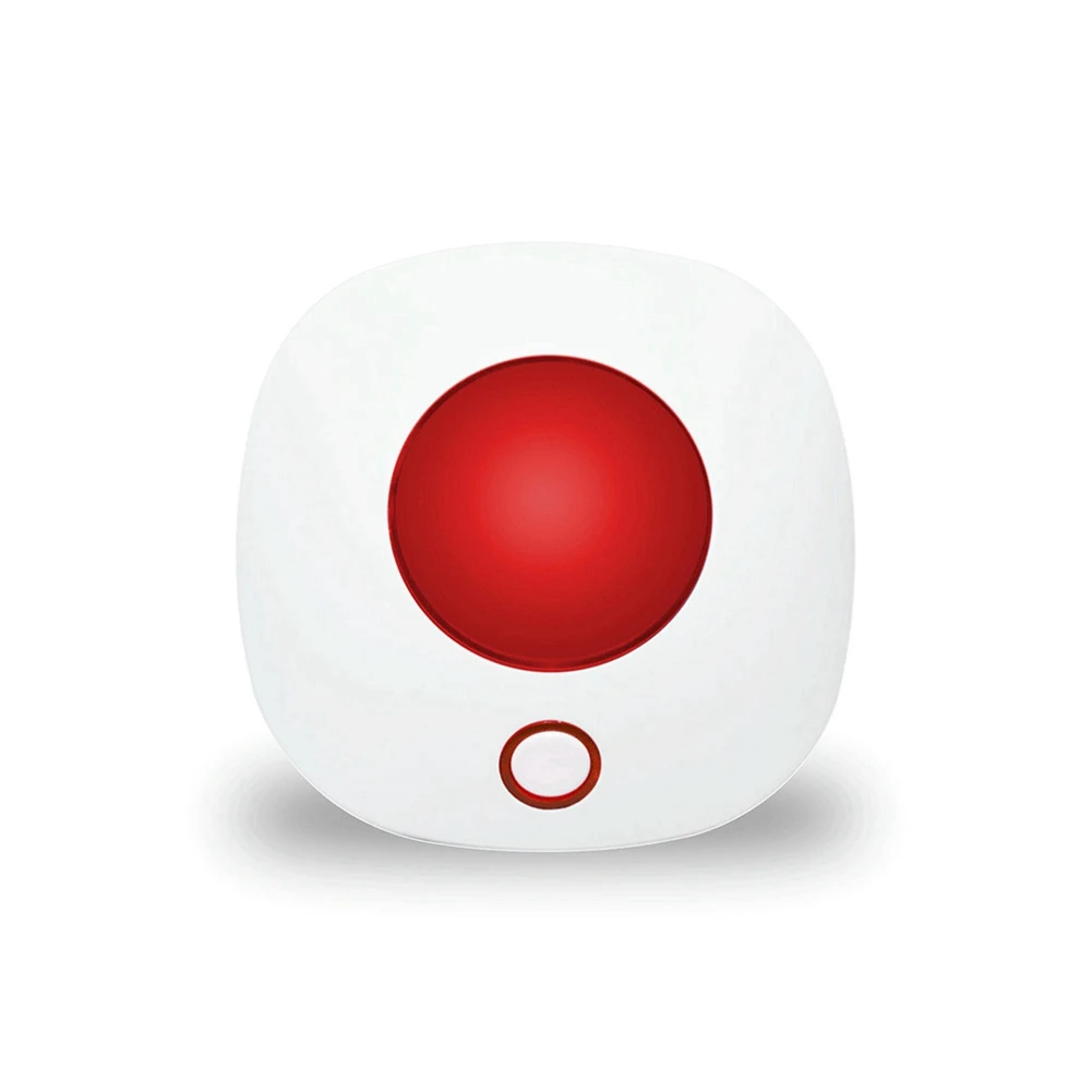 

LBER Tuya High Decibel Security Alarm Strobe Wifi External Siren Alarm 433Mhz Alarm For Home Security EU PLUG