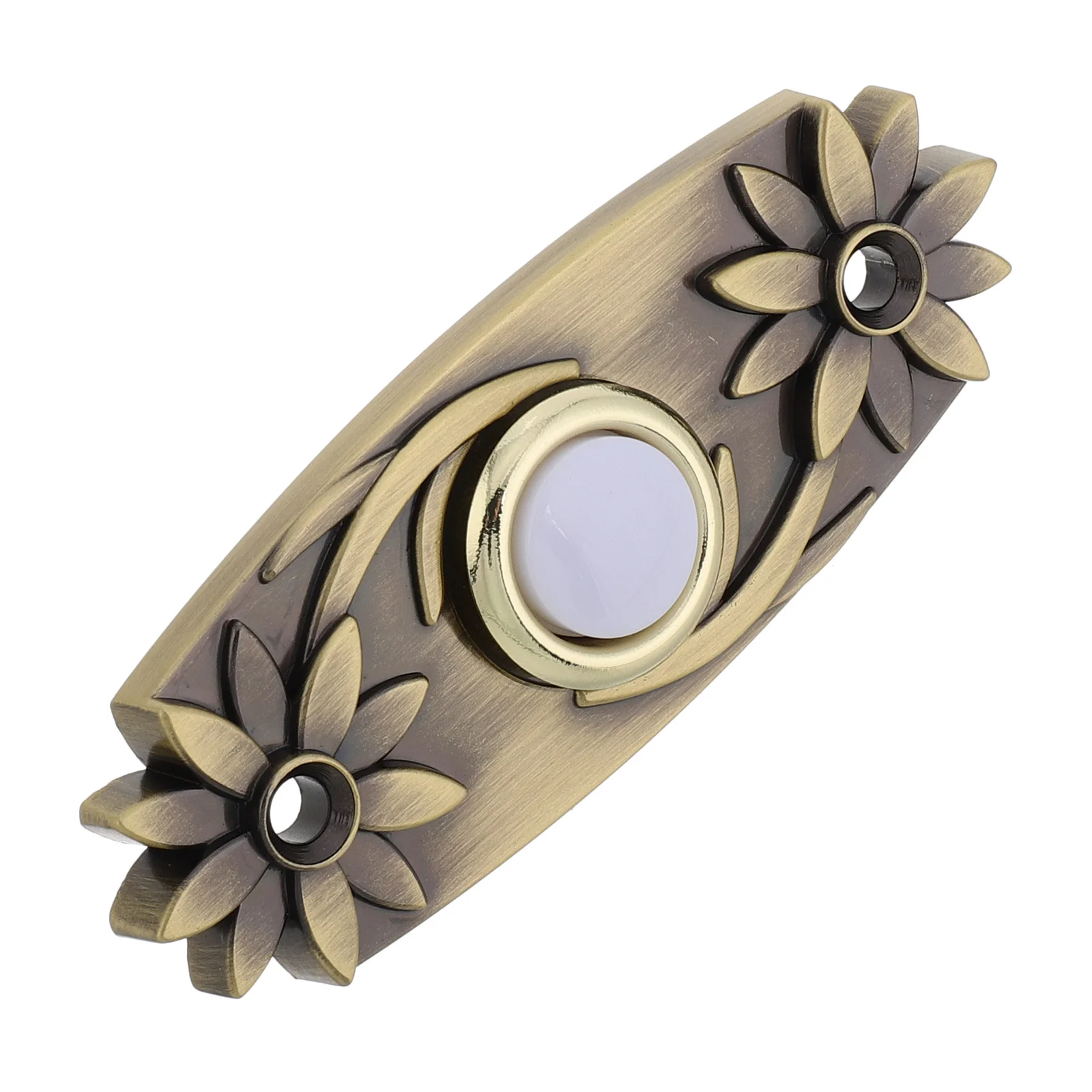 

Universal Retro Doorbell Switch Illuminated Metal Push Button for Home Hotel Office Wall Mounted Decorative Door Chime Component