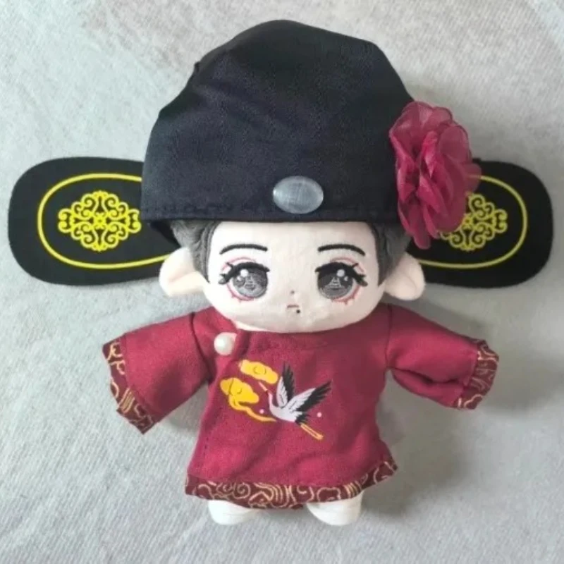 

20cm Anime Attributes Zang Hai Kawaii Cosplay Cotton Doll Body With Skeleton Cartoon Dress Up Soft Plushie Toy Figures Fans Gift