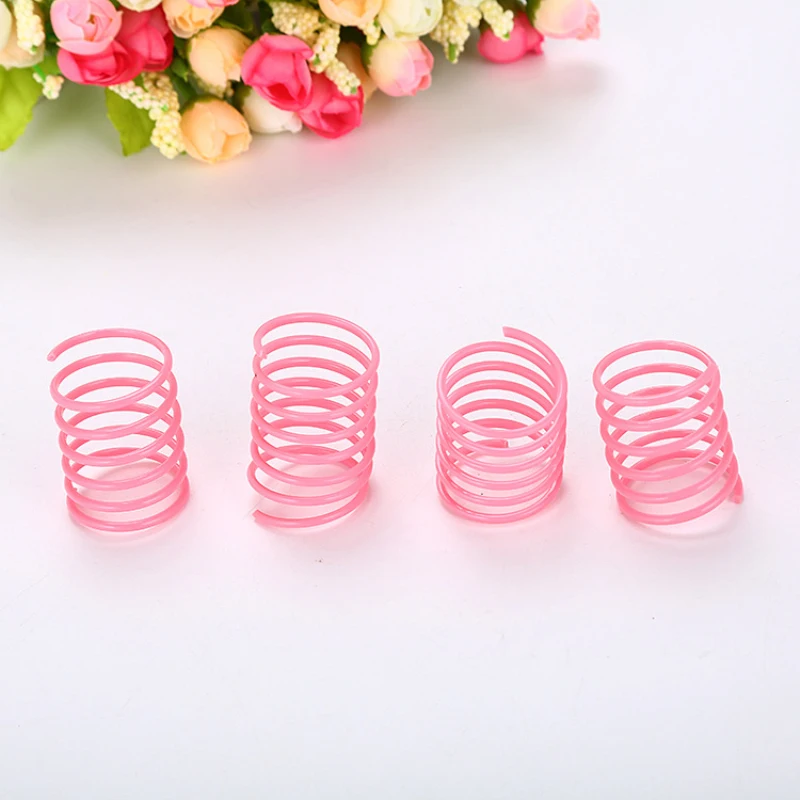 4/Kitten Coil Spiral Springs Cat Toys Interactive Gauge Cat Spring Toy Colorful Springs Cat Pet Toy Pet Products